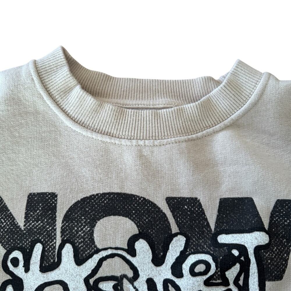 Zara Kids Graphic Sweatshirt Print “Dance to the Beat of the Sound” Size 13/14 - Picture 5 of 7